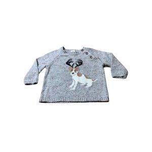 Tucker + Tate Dog Antler Sweater 3M